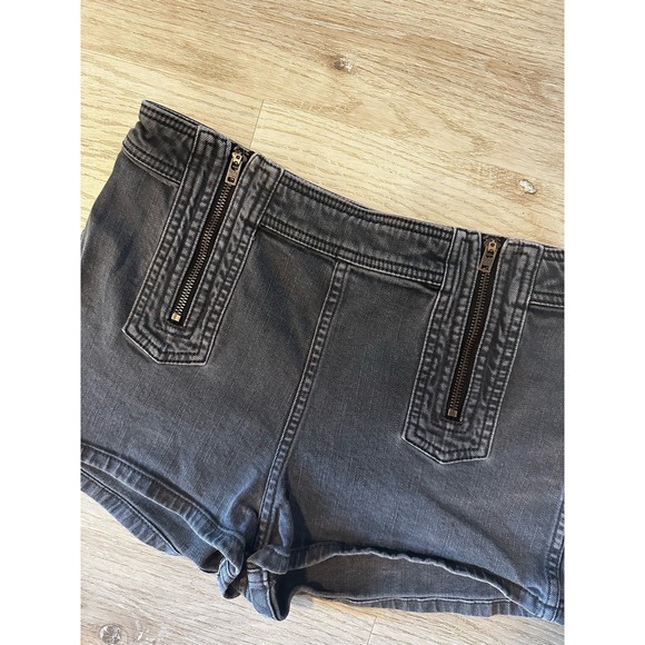 Free People Be Mine black denim shorts size 28 - Picture 5 of 8